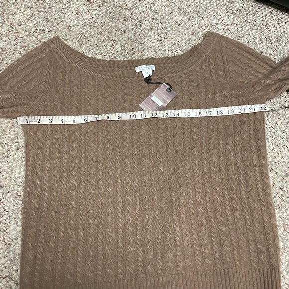 Oats cashmere 100% cashmere sweater with zip sleeve and boat neck - Picture 3 of 8